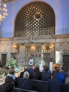 Die Trauerfeier in der Friedhofskapelle